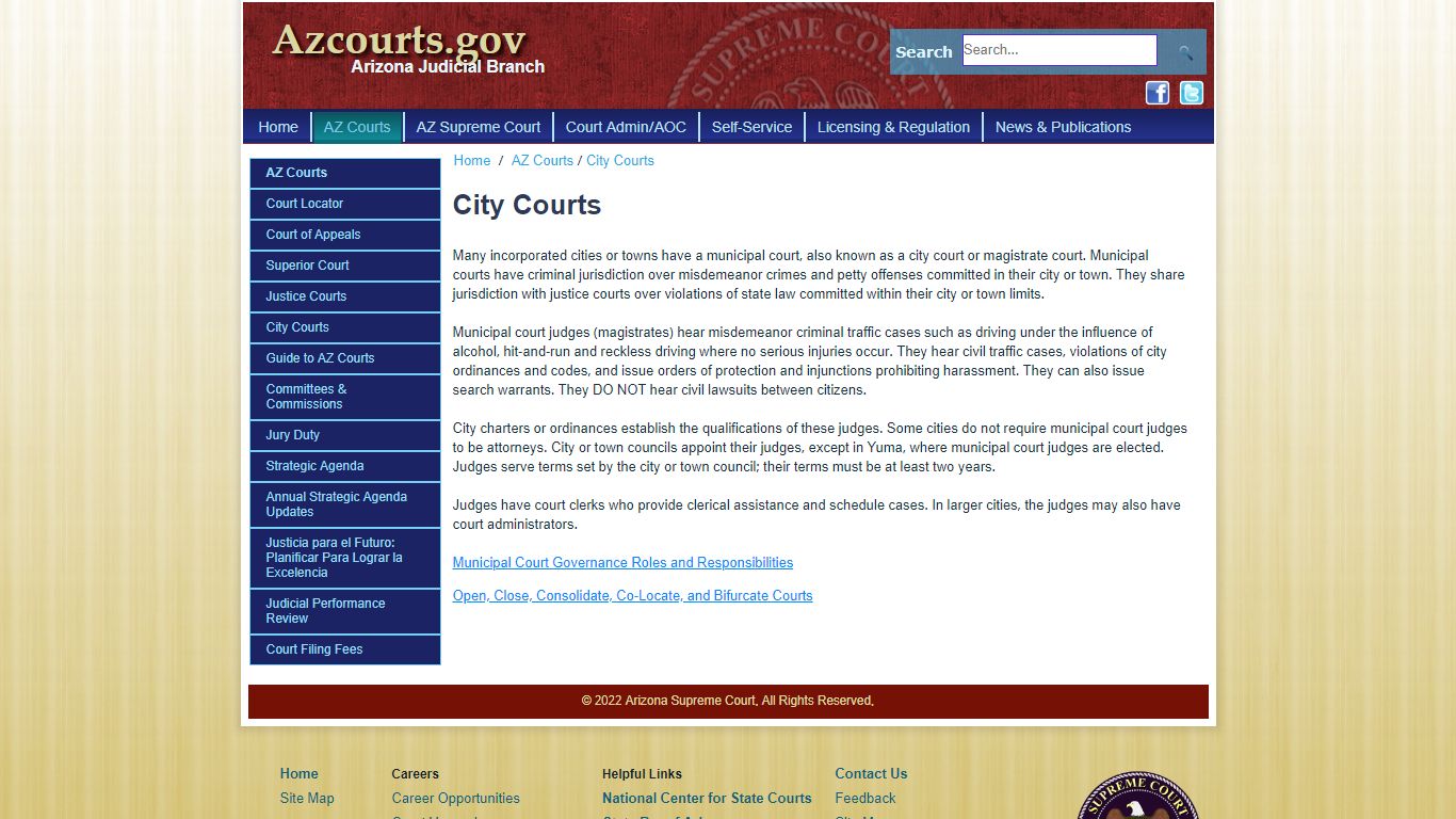 City Courts - Arizona Judicial Branch